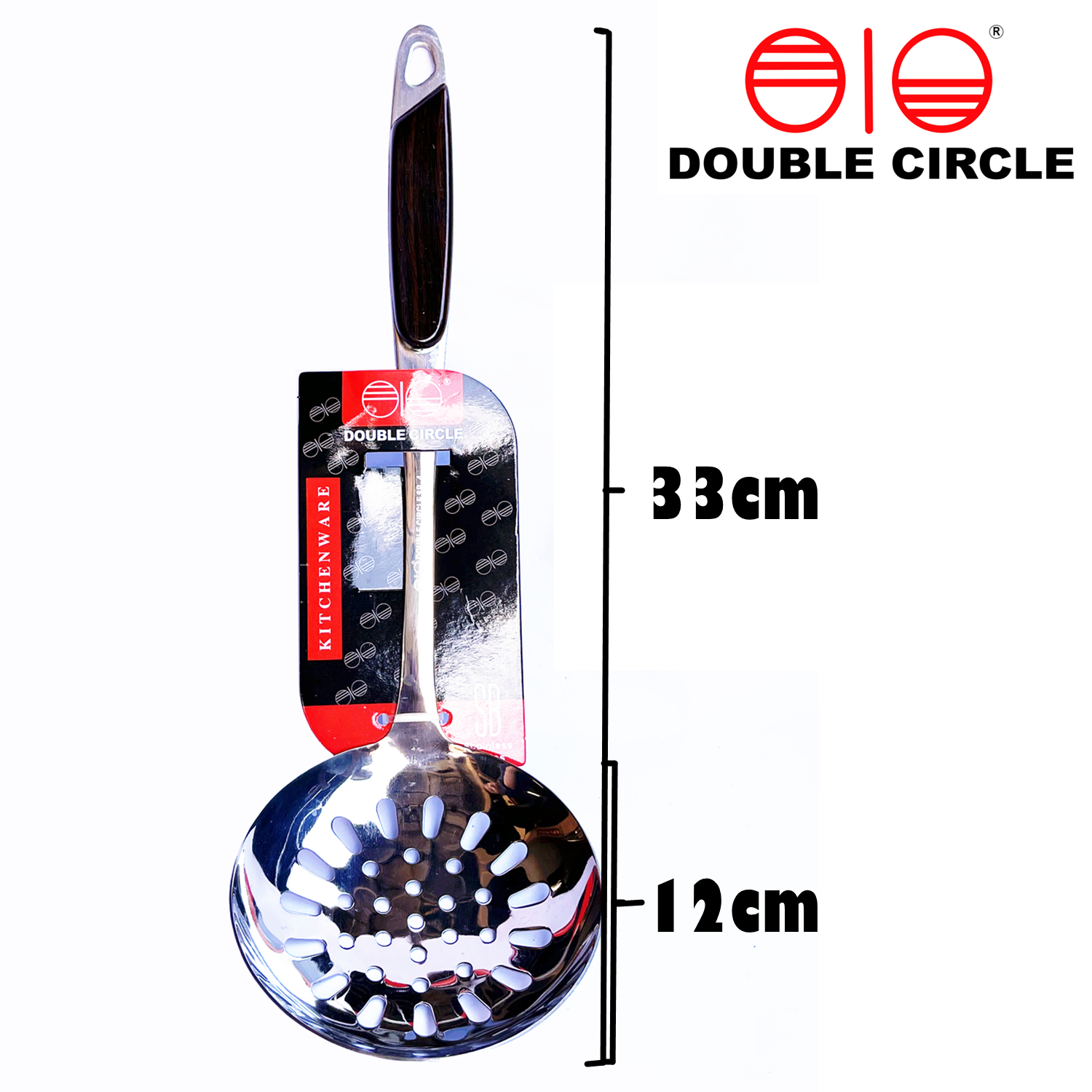 Double Circle Stainless Skimmer Kitchen Utensils and Kitchen Tools DCSB