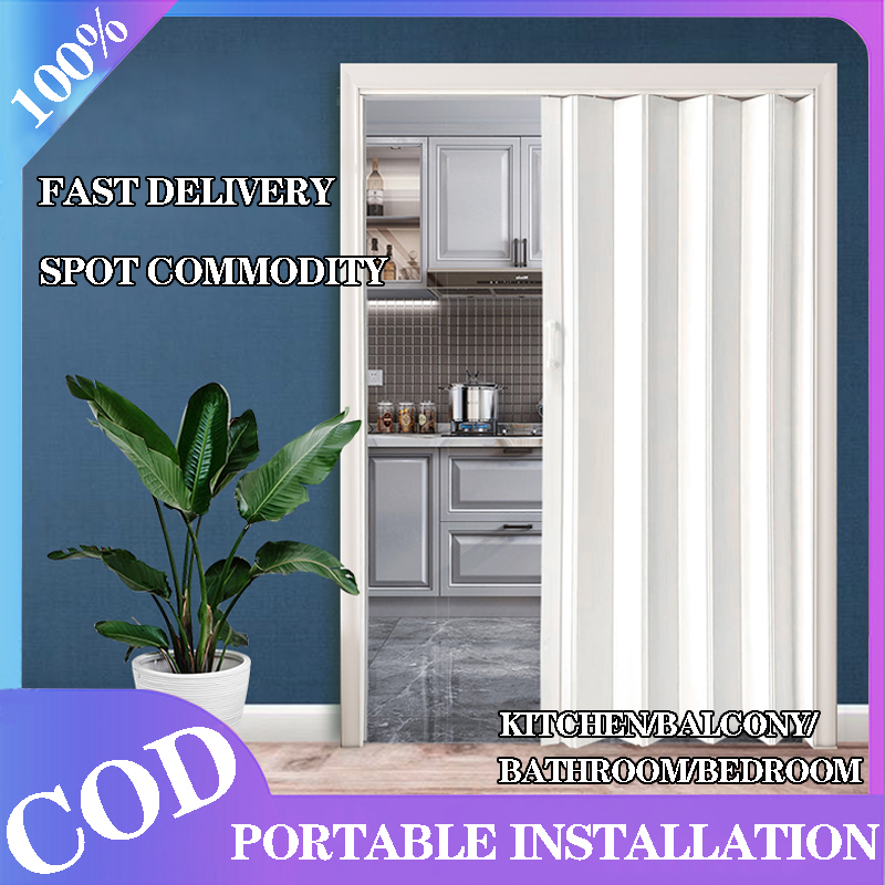 spot-goods-sliding-door-pvc-folding-door-indoor-household-partition