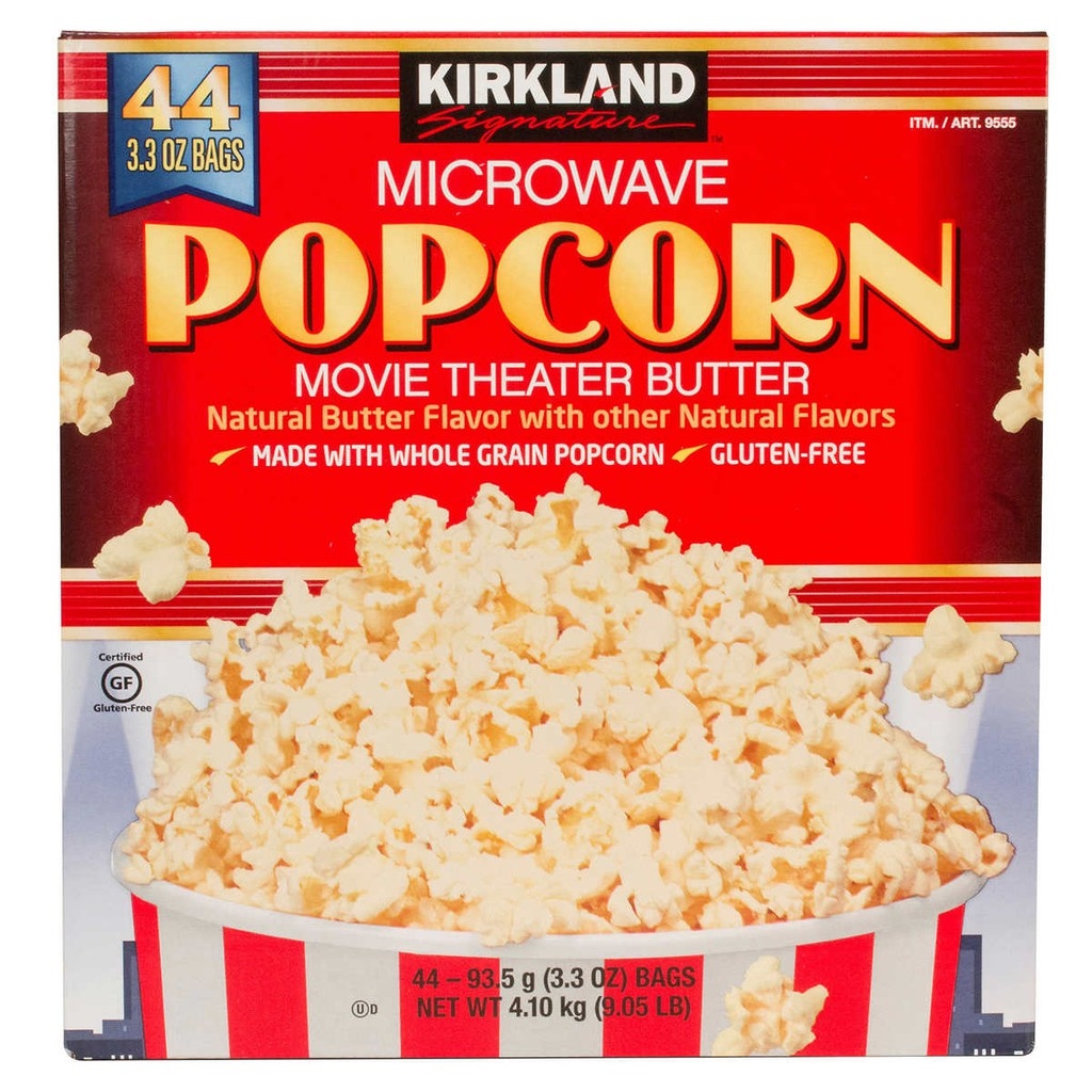 KIRKLAND MICROWAVE POPCORN ORIGINAL (50pesos per piece) APRIL 2023