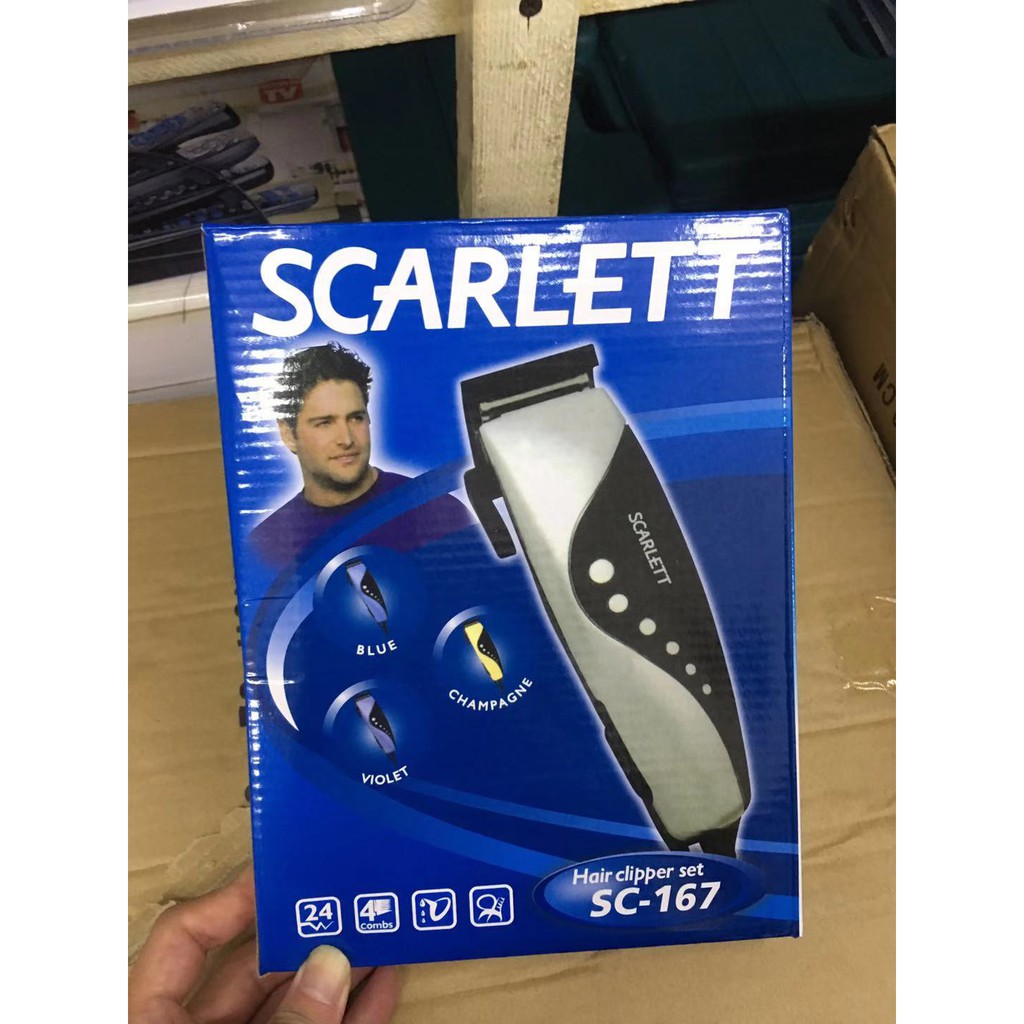 Scarlett Razor Electric Hair Trimmer Clipper Set SC-167 | Lazada PH