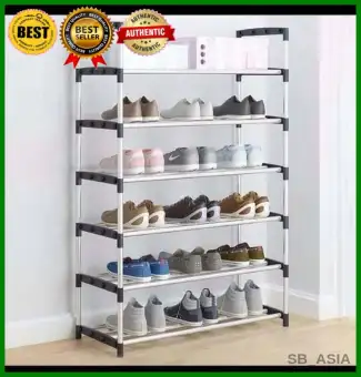 Modern 6layer Shoes Rack Organizer Cabinet Assembly Shoes Closet Shelf Home Furniture Accessories Shoe Racks Simple Household Dustproof Shoes Cabinet Organizer Lazada Ph