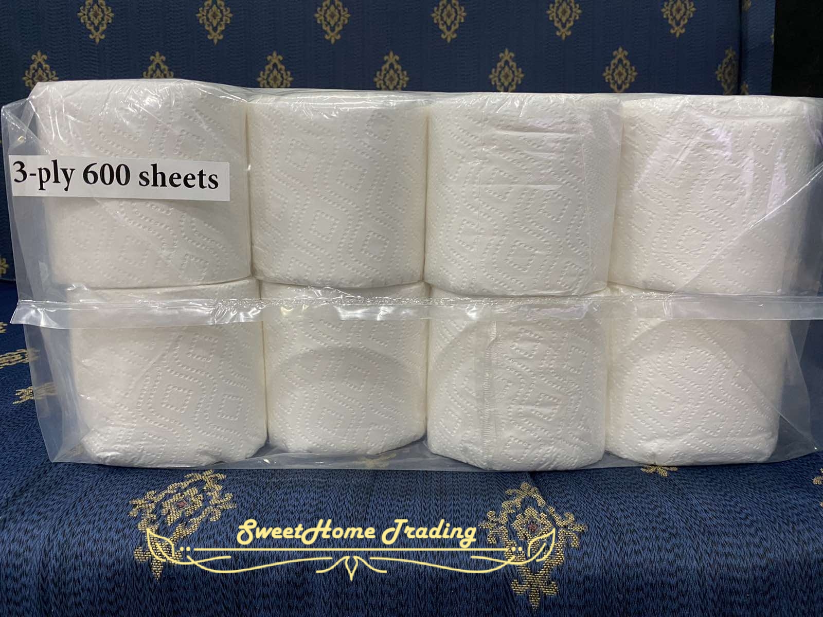 Premium Bathroom Tissue (Virgin Pulp) 3 ply 48 rolls (600 sheets ...