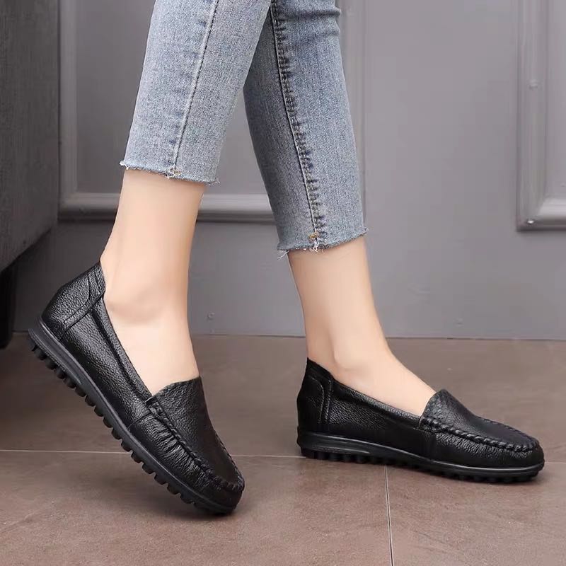 Shuta Black shoes for ladies women office shoes for women (rubber) 215 ...