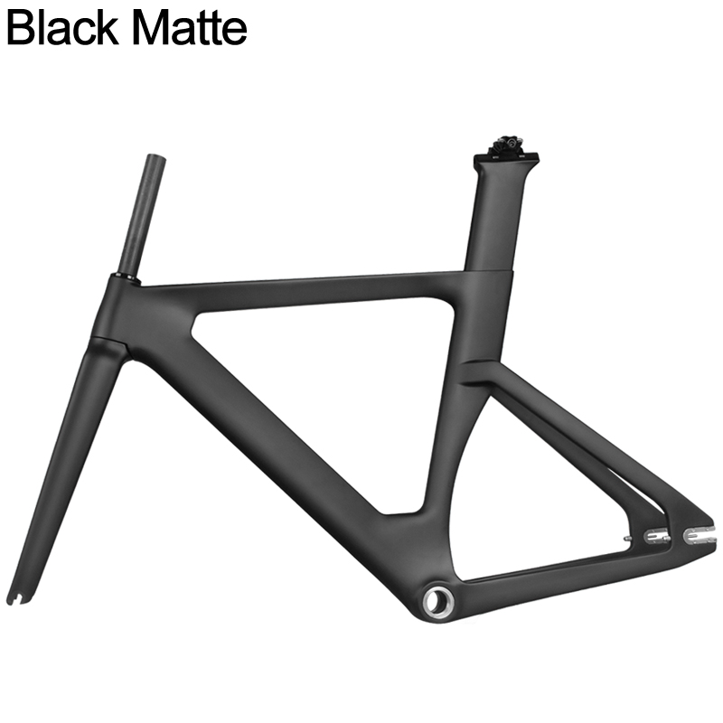 BXT 2022 New Full Carbon Track Frame With Fork Seatpost T800 Fixed