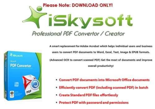 iskysoft pdf converter pro with ocr