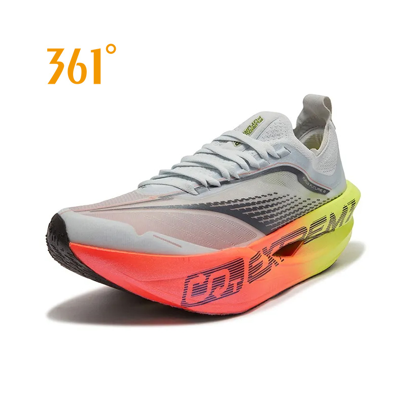 361 Degrees Furious Future 2.0 Marathon Men Running Shoes Shock