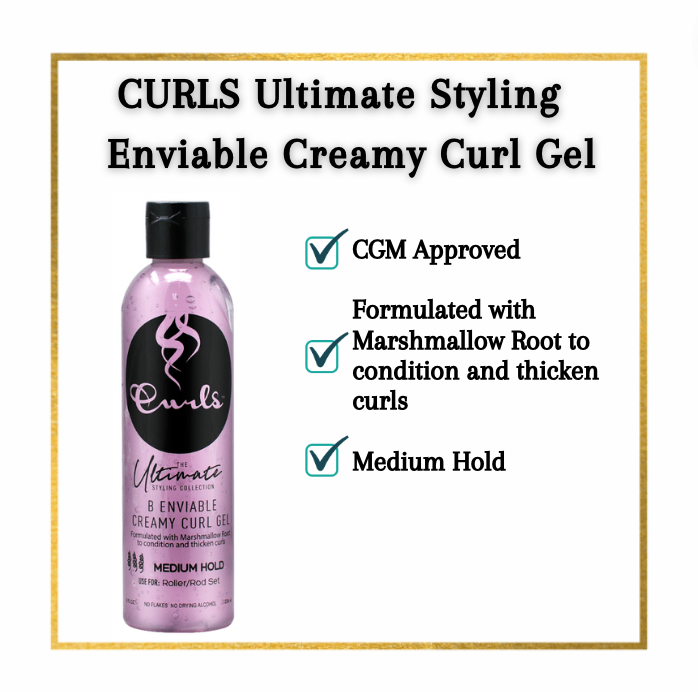 Curls Ultimate Styling Collection Enviable Creamy Curl Gel Cgm Curly