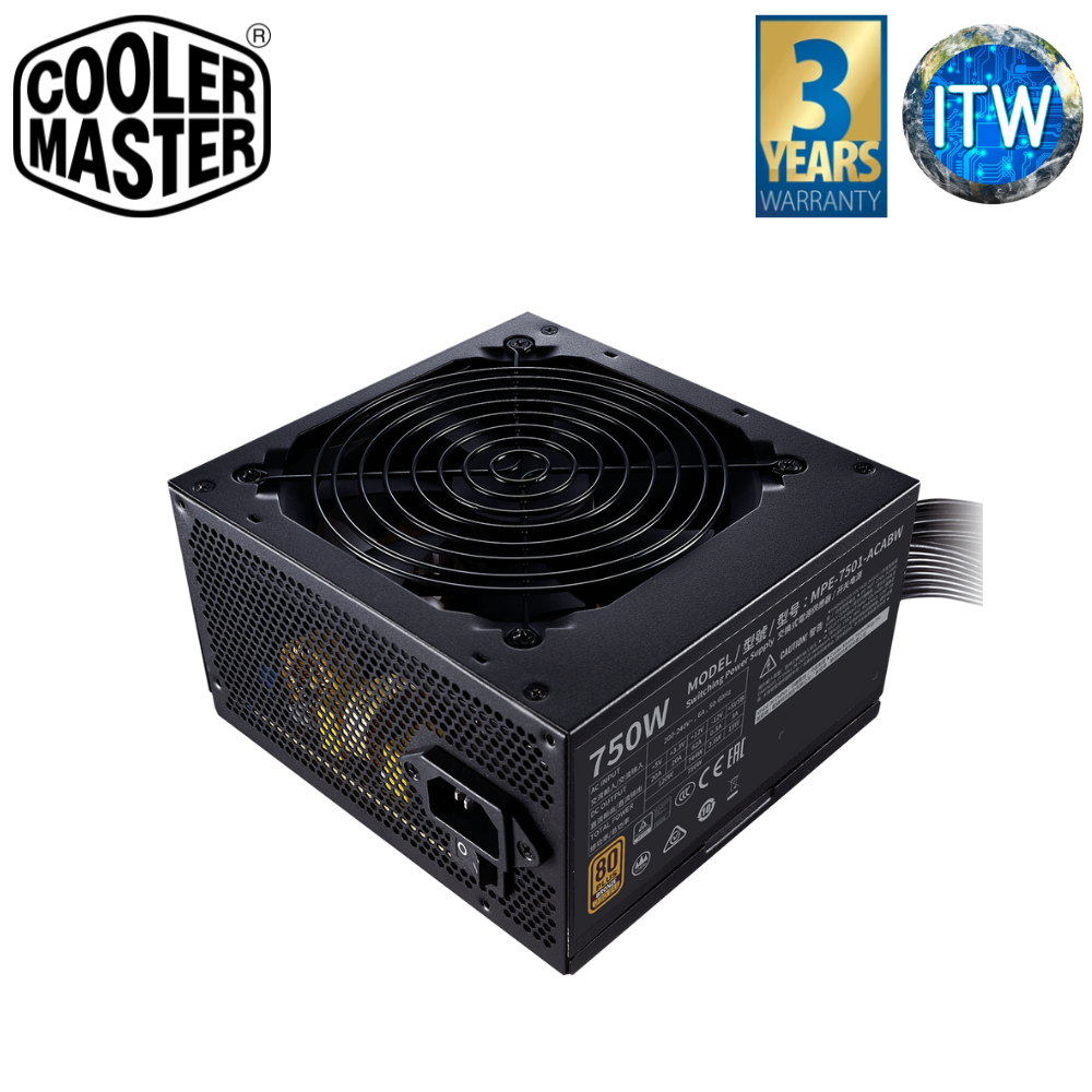 Cooler Master MWE Gold V2 Alimentatore PC 750 W 24-pin ATX -  MPE-7501-AFAAG-EU