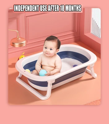 Special offer Baby Bathtub Foldable Portable Folding Plastic Children's Newborn Baby Bathtub baby bathtub PVC