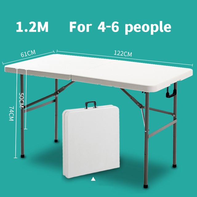 Folding Table Simple Family Dining Table Outdoor Stand Table and Chair