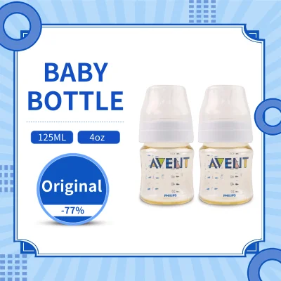 Original AVENT Feeding Bottle / Baby Nursing Bottle / Avent bottle 4oz 125ml 2/Pack Feeding set for baby bottle sale