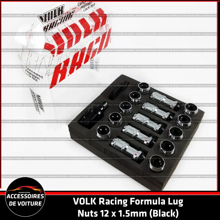 Volk Racing Formula Lug Nuts 12 X 1 5mm Black Lazada Ph