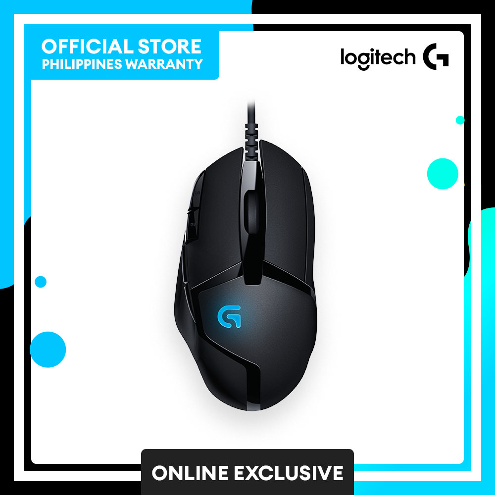 Logitech G402 Hyperion Fury USB Wired Gaming Mouse, 4,000 DPI, Lightweight,  8 Programmable Buttons, Compatible for PC/Mac - Black