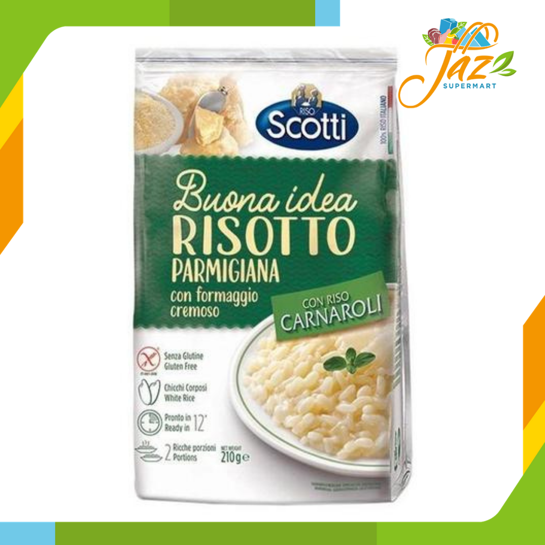 Scotti Risotto Parmigiana Creamy Cheese With Carnaroli Rice, Gluten ...