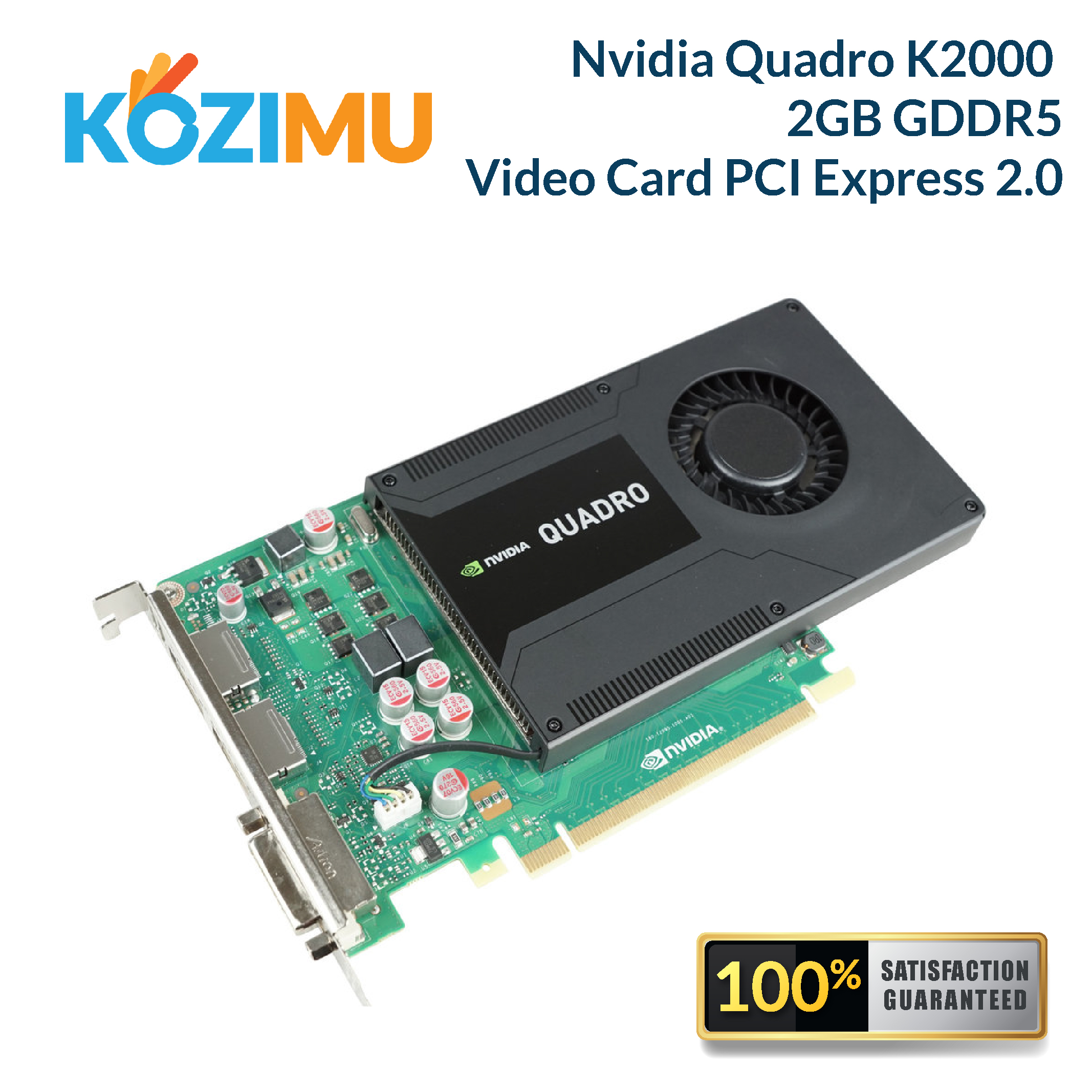 Original Nvidia Quadro K2000 2GB GDDR5 Video Card PCI Express 2.0