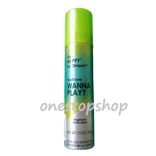 wanna play body spray