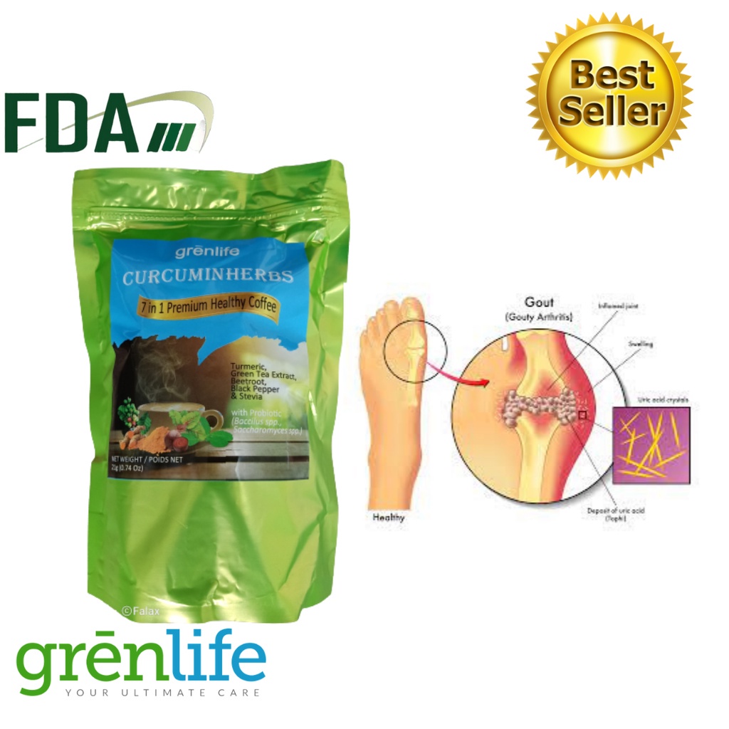 Grenlife Curcumin Herb Green Coffee Turmeric Natural Anti