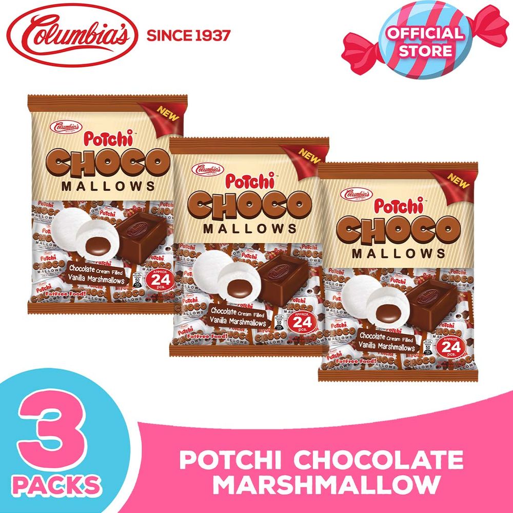 Columbia Candies: Potchi Chocolate Marshmallow Bundle of 3 | Lazada PH