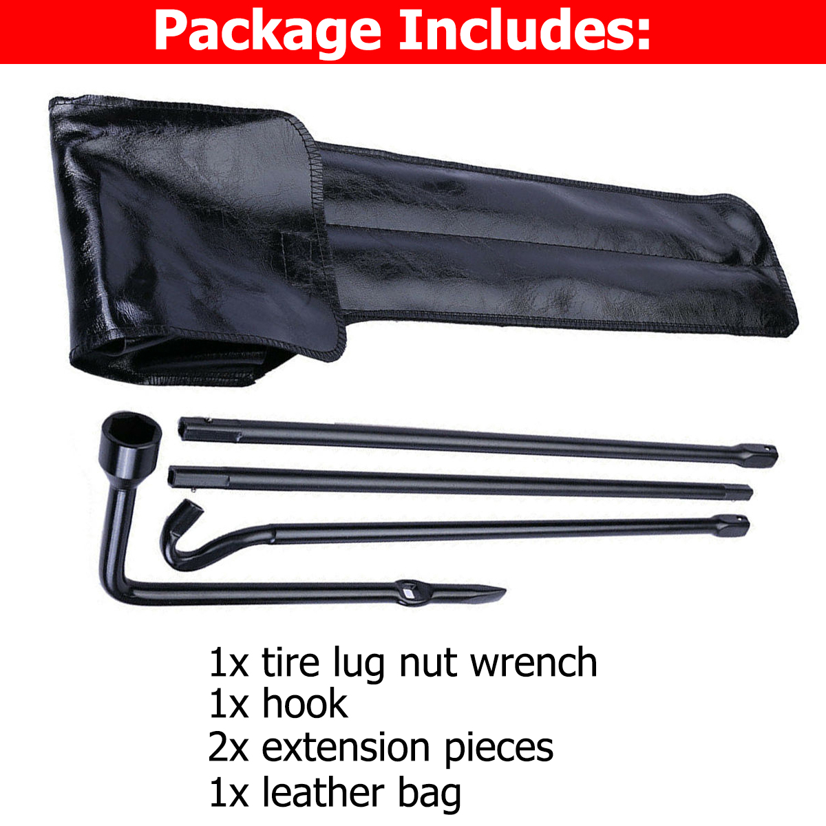 Toyota Car Jack Kit Spare Tire Tool Kit For 2005-2017 Toyota Tacoma – Lug Wrench, Extension & Jack Tools Spare Tire Kit With Jack - Foto 7
