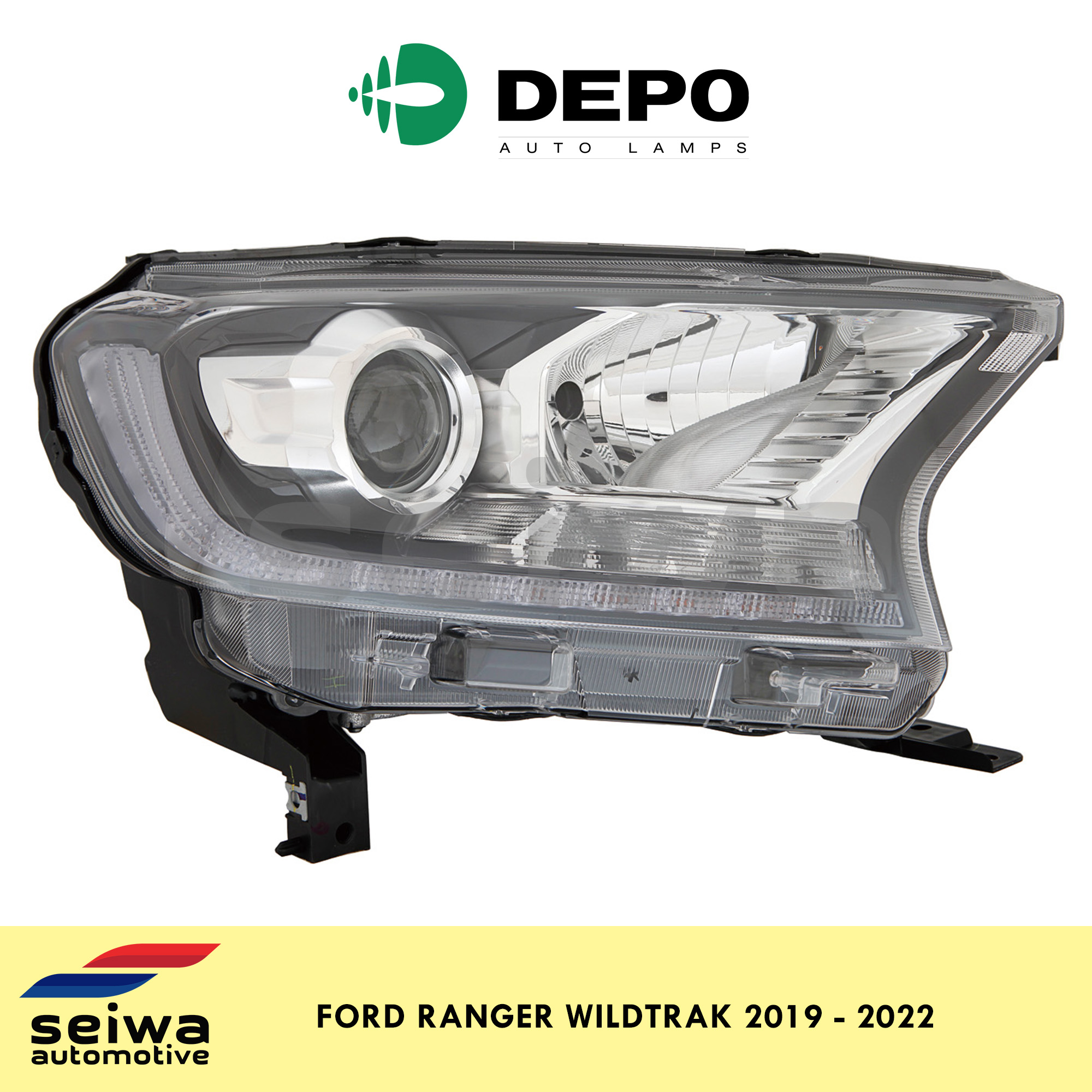 [2019 - 2022 Wildtrak] Ford Ranger Head Light RH (Passenger Side - With ...