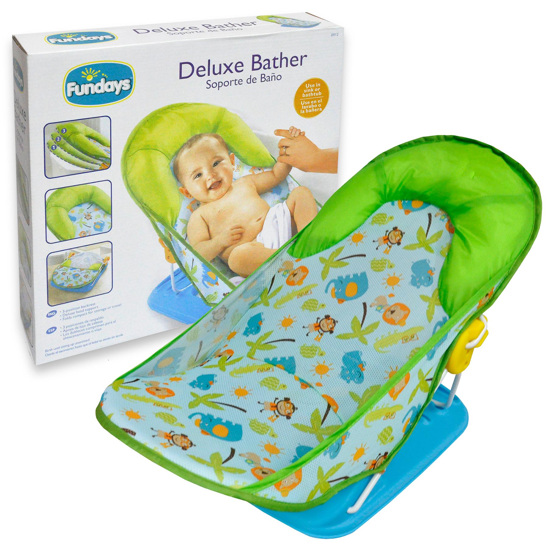 Deluxe Baby Bather Folding Bath Sling : Summer Infant Deluxe Baby Bather Folding Bath Sling Shopee Indonesia / A soft mesh sling and soft head support cradles your baby, while multiple recline positions.