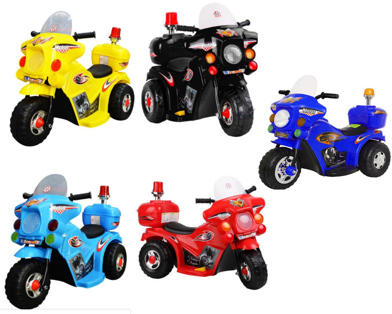 police kids motorbike