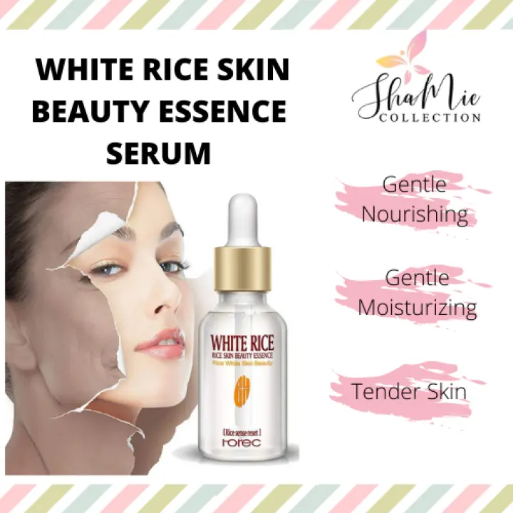 authentic rorec white rice serum