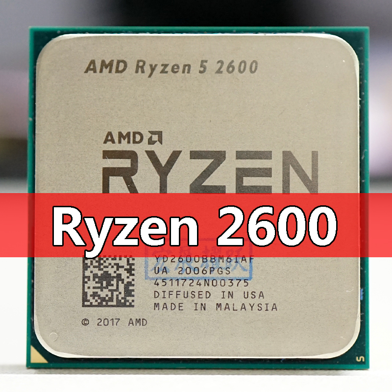 Amd Ryzen 5 2600 R5 2600 34 Ghz 65w Six Core Twelve Core Cpu Processor Yd2600bbm6iaf Socket Am4 2730