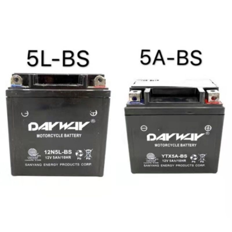 Motorcycle Motor DayWay Battery 3L 4L 5L 6.5L 7L Lazada PH