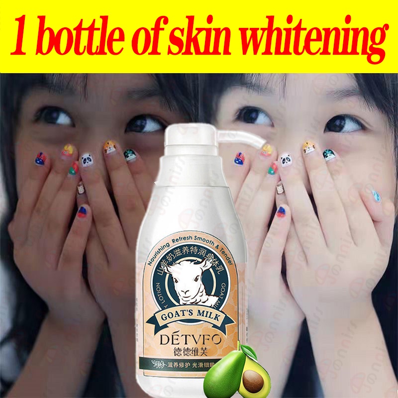 Ready Stock】 goat milk body lotion body milk whitening body cream body