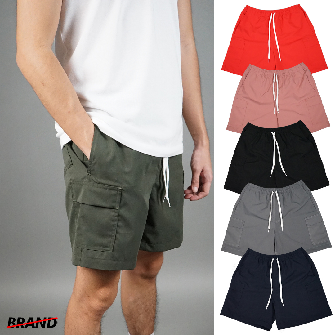 NoBrand Cargo Shorts for Men Woven 