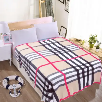 I Home New Soft Warm Solid Warm Micro Plush Fleece Blanket Throw Rug Sofa Bed BL10