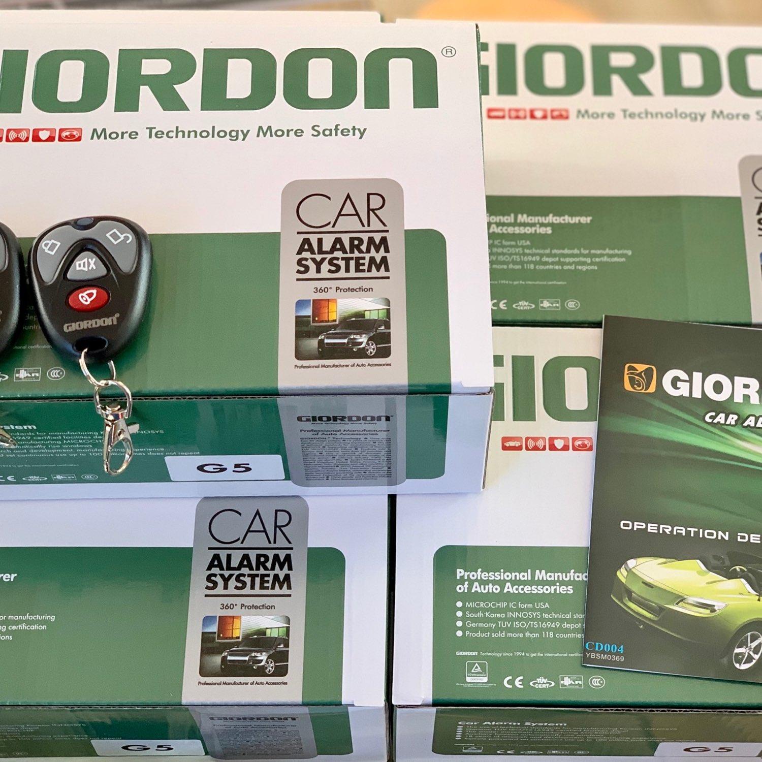 Giordon G5 car alarm NEW STOCK (UNIVERSAL) Lazada PH