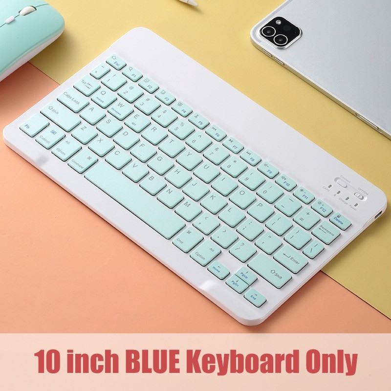 10 inches Universal Bluetooth Keyboard For Tablet Smartphone Mini