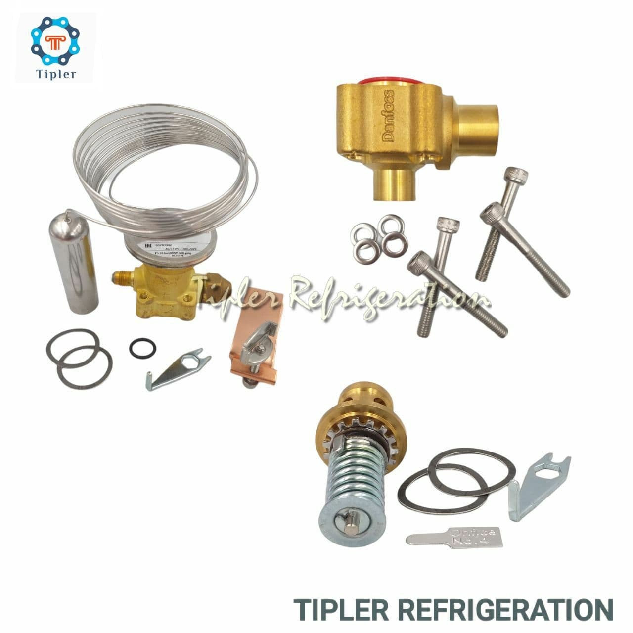 Thermostatic Expansion Valve TE5 (067B3342) with Orifice 4 and 5/8 x 7/