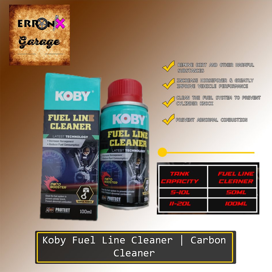 Koby Fuel Line Cleaner Carbon Cleaner By EG Lazada PH
