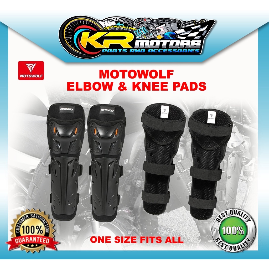 Original MOTOWOLF Elbow Knee Pads for Motorcycle Riders MDL1010 Lazada PH