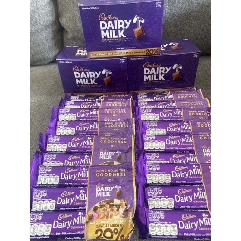Cadbury Dairy Milk Chocolate 30g 2 1 FREE Lazada PH