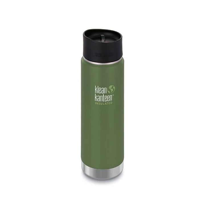 Klean Kanteen Insulated Wide Mouth with Leakproof Cafe Cap 20 oz ...