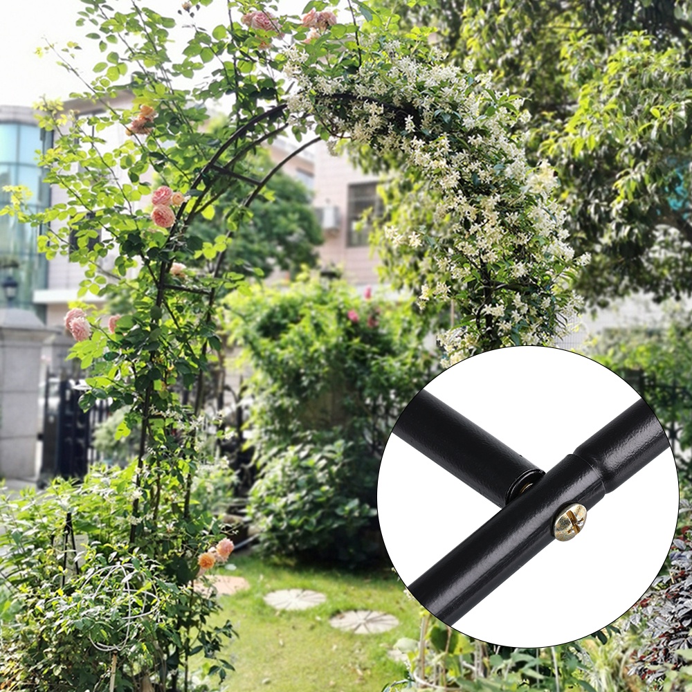 Wrought Arch Flower Stand Iron Wedding Party Bridal Prom Climbing Plant