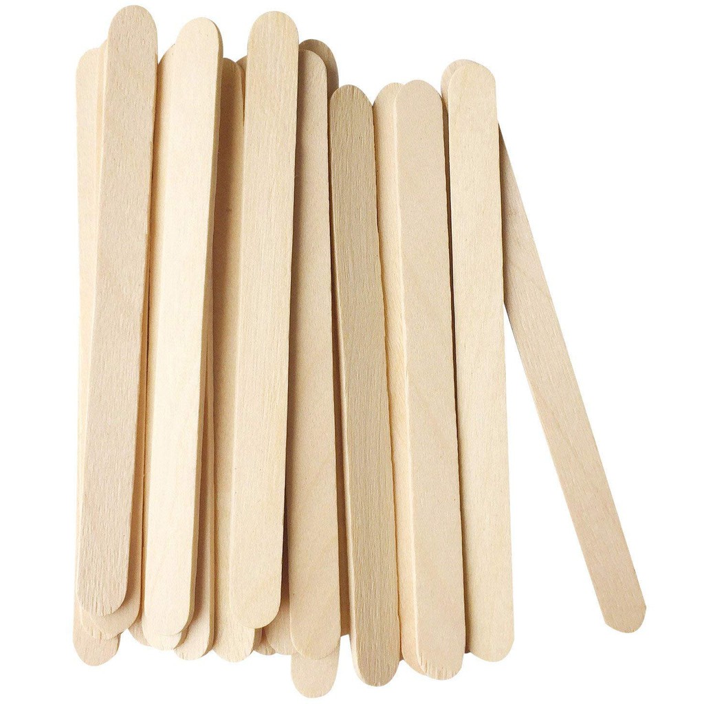 COD 50pcs Wooden Popsicle Stick Ice Cream Sticks Arts & Crafts Lazada PH