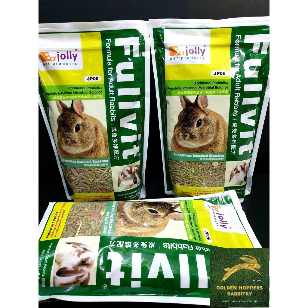 JOLLY Fullvit for Adult Rabbits (1KG) | Lazada PH