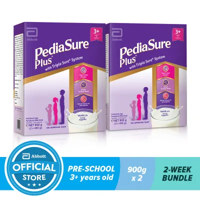 Pediasure Plus Vanilla 900G For Kids Above 3 Years Old Bundle of 2