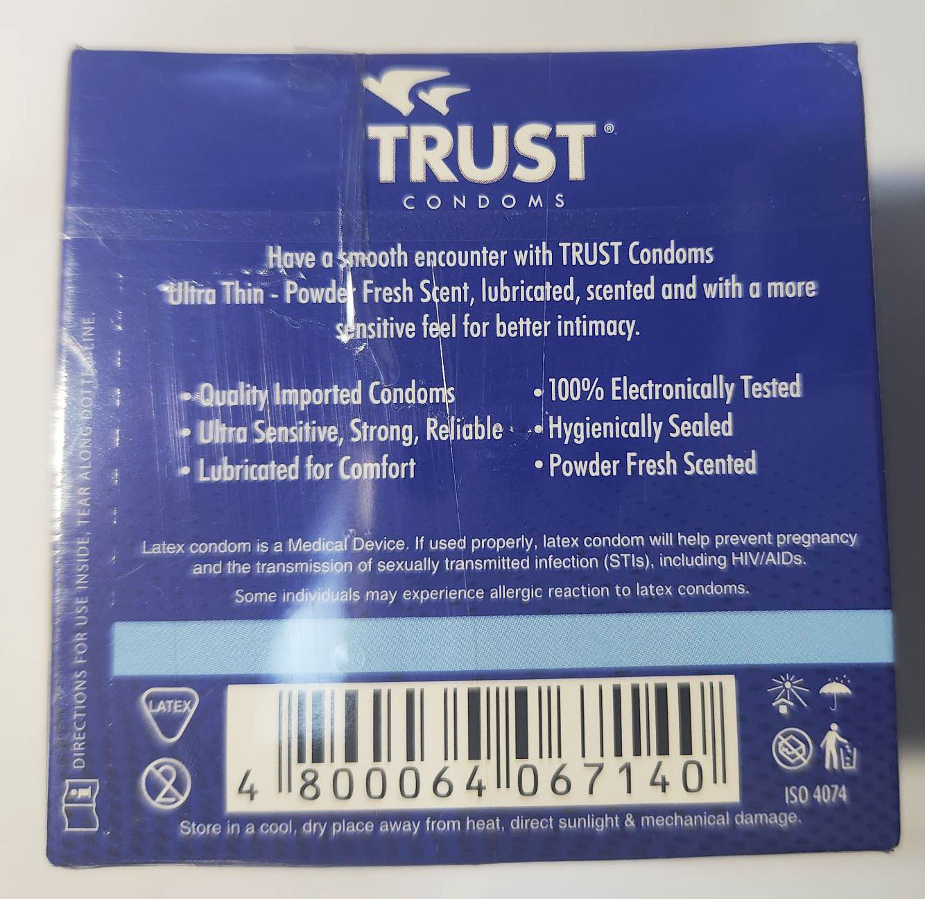TRUST Condoms - Ultra Thin (Powder Fresh Scent)