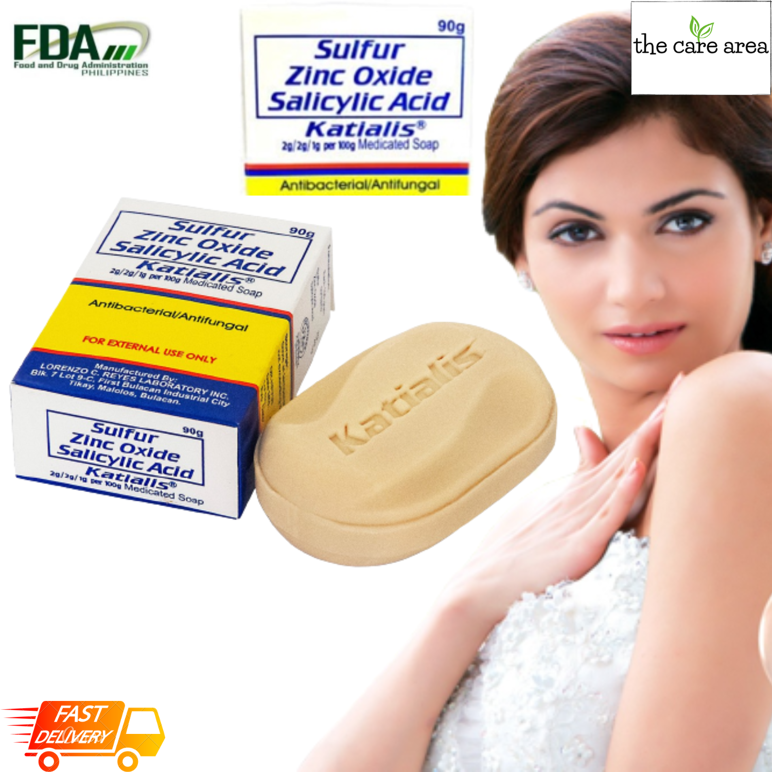 Katialis Medicated Soap Antibacterial/Antifungal 90grams Lazada PH