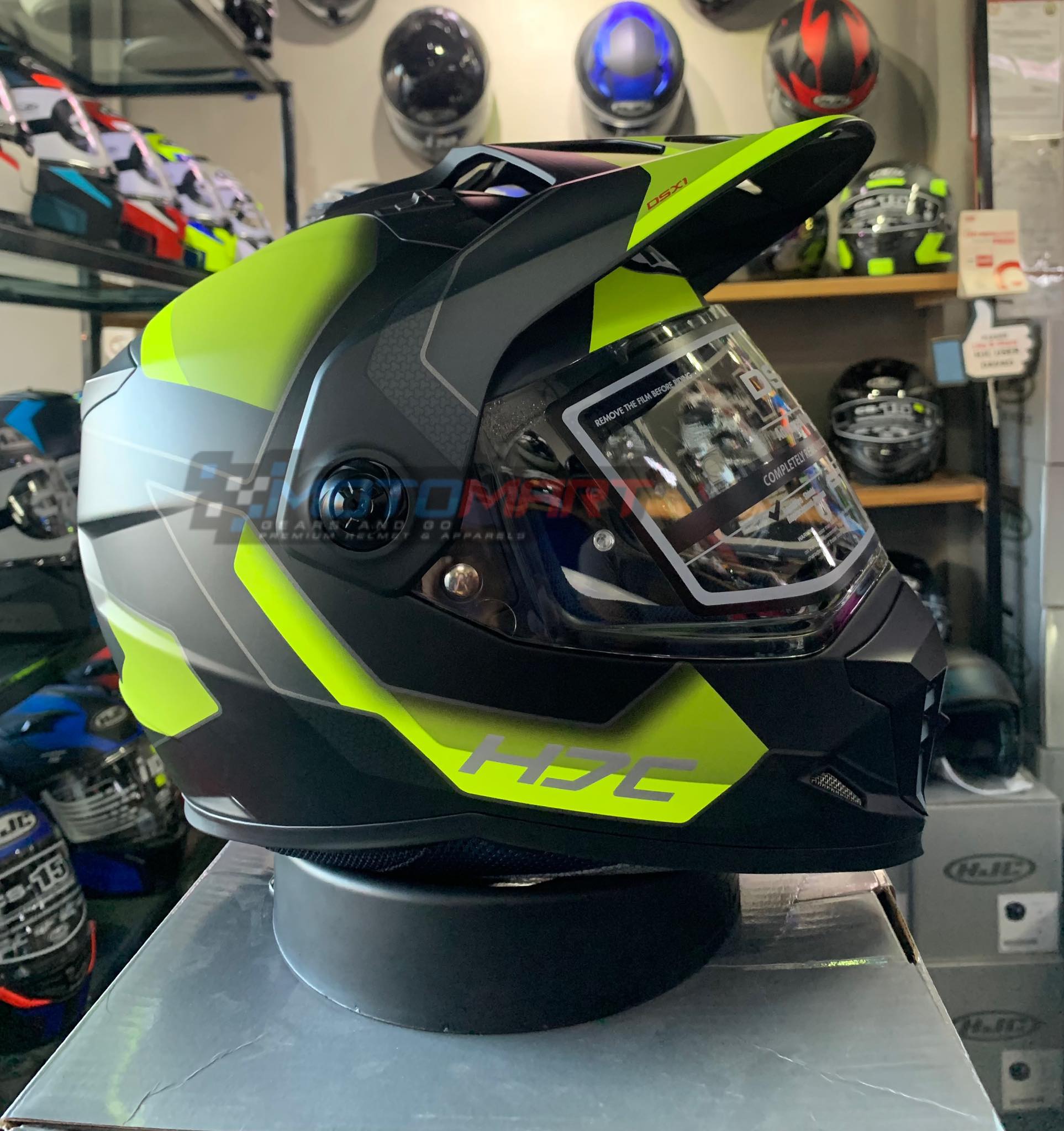 HJC HELMET DSX1 SYNERGY DUAL SPORTS MOTORCYCLE HELMET Lazada PH