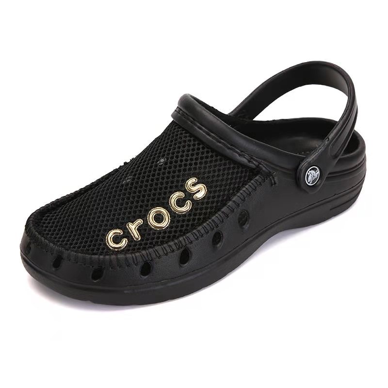 New Crocs men's casual sandals mesh breathable slippers lightweight  non-slip sandals | Lazada PH