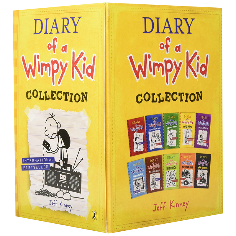 Postal spot English original diary of a Wimpy Kid box set 10 children's