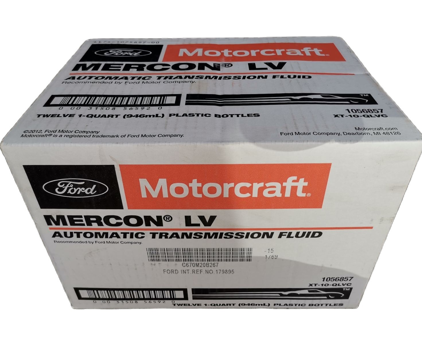 Motorcraft Synthetic Automatic Transmission Fluid Mercon LV 1 Quart XT