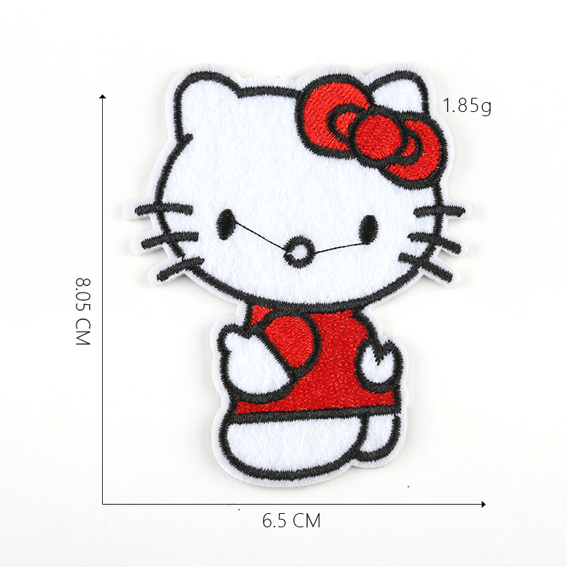 Hello Kitty Patch Kawaii Sanrio Anime Kuromi Melody Patches